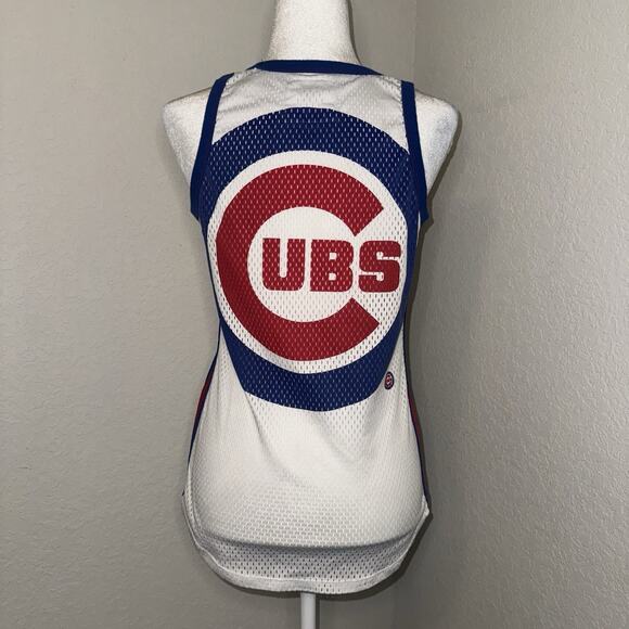 G3 G-III 4HER CARL BANKS CHICAGO CUBS TANK TOP JERSEY T SHIRT Women's Medium - Picture 3 of 8
